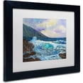 thumbnail image 2 of Trademark Fine Art "Maui's Enchanting Seas" Canvas Art by Manor Shadian, White Matte, Black Frame, 2 of 4
