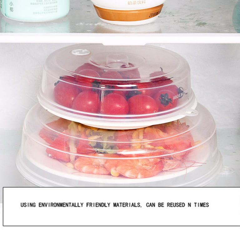 Cover Microwavedishmagneticclear Lid Plate Splatter Dome Serving Tent Picnic Protector, Size: 26X10CM
