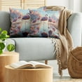 thumbnail image 5 of Ambesonne Flamingo Throw Pillow Cover 2 Pack, Blush Atmosphere Birds, 20", Pale Pink Soft Blue, 5 of 7