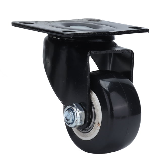 Uadme Roulette pivotante, Roue en Polyester de 2,5 Po à Double roulement à Faible Bruit pour Chariot à roulettes, Movem Plus Rapide