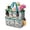 Pug and Love, variant on Garden Tool Bag,Purple French Bulldog Garden Tool Organizer,Garden Gifts,Waterproof Multi-Pocket Garden Tool Storage 11.8x5.5x11.4 Inch(Tools NOT Included)