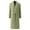 Green, variant on Men's Bathrobe Waffle Plus Size Long Sleepwear with Pockets V Neck Loose Belted Solid Absorption Housecoat L