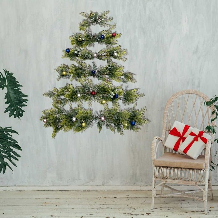 Wall Mounted Christmas Tree Wall Mounted Christmas Tree With Bell Beautiful Creative And Unique Christmas Decoration Wall Mounted Christmas Tree