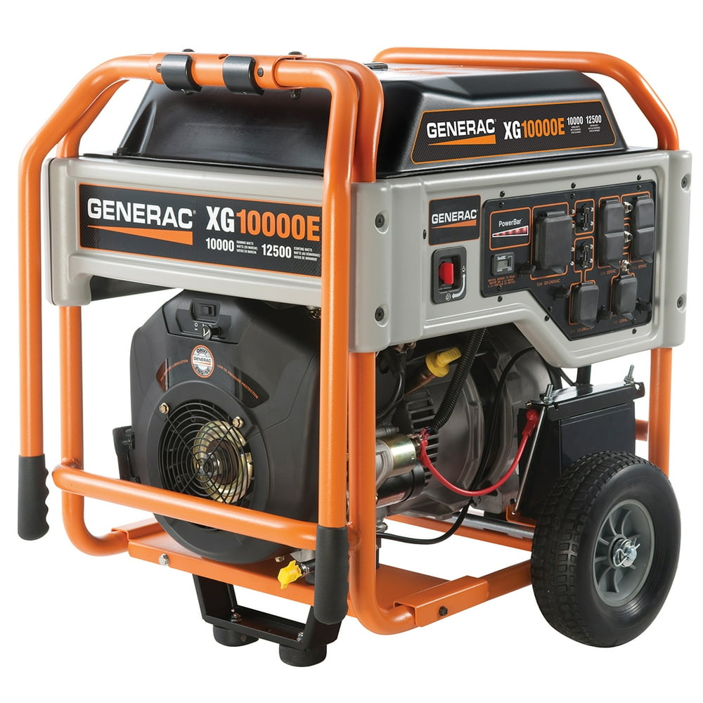 5802 10000 Watt Electric Start Portable Generator, 49 State Walmart