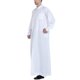thumbnail image 2 of Hombres Musulmanes Islámicos Túnica Larga Dishdasha Kaftan Vestido de Noche Thobe Hombres, 2 of 5
