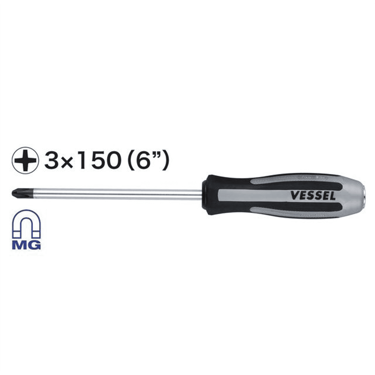 Vessel Tools MEGADORA JIS Screwdriver 6PCS. Set