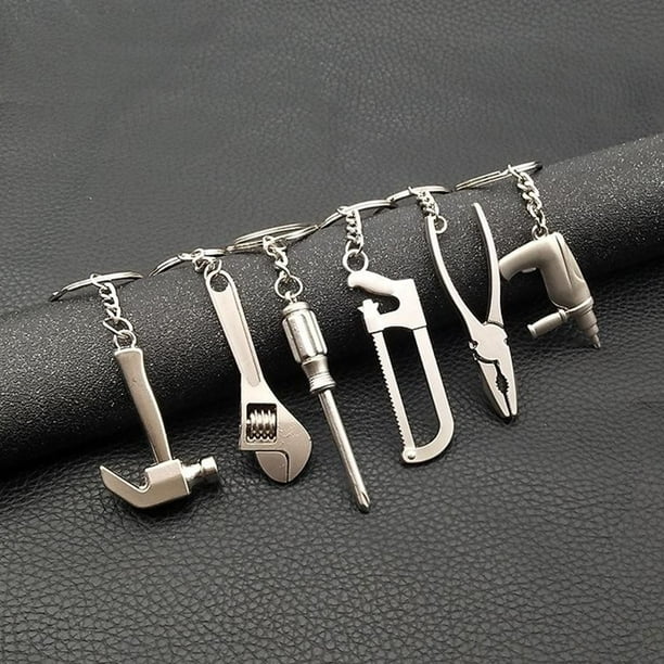 Creative Repair Tool Wrench Spanner Key Chain Keyring Metal