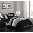 thumbnail image 2 of Chic Home BCS00842-US Izar Ensemble de Couette 10 Pcs, Noir - Grand, 2 of 6