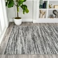 thumbnail image 5 of JONATHAN Y  Slant Modern Strie' Area Rug 5 X 8 - Black/Gray, 5 of 5