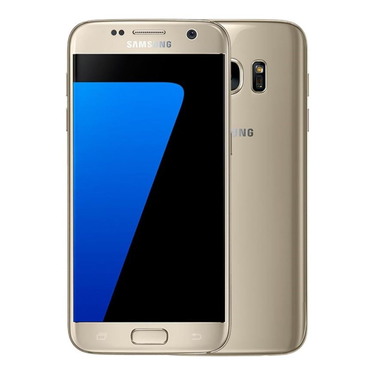 Barrio bajo Superar Aplastar Restored Samsung Galaxy S7 G930V 32GB Verizon AT&T T-Mobile GSM Unlocked -  Gold (Refurbished) - Walmart.com