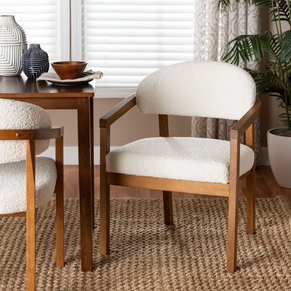 Baxton Studio Biana Modern Dining Chair, 19"H, Cream