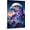 Frame-style, variant on Majestic Bald Eagle Wolf Galaxy Wall Art Cosmic Nebula Fantasy Poster Print