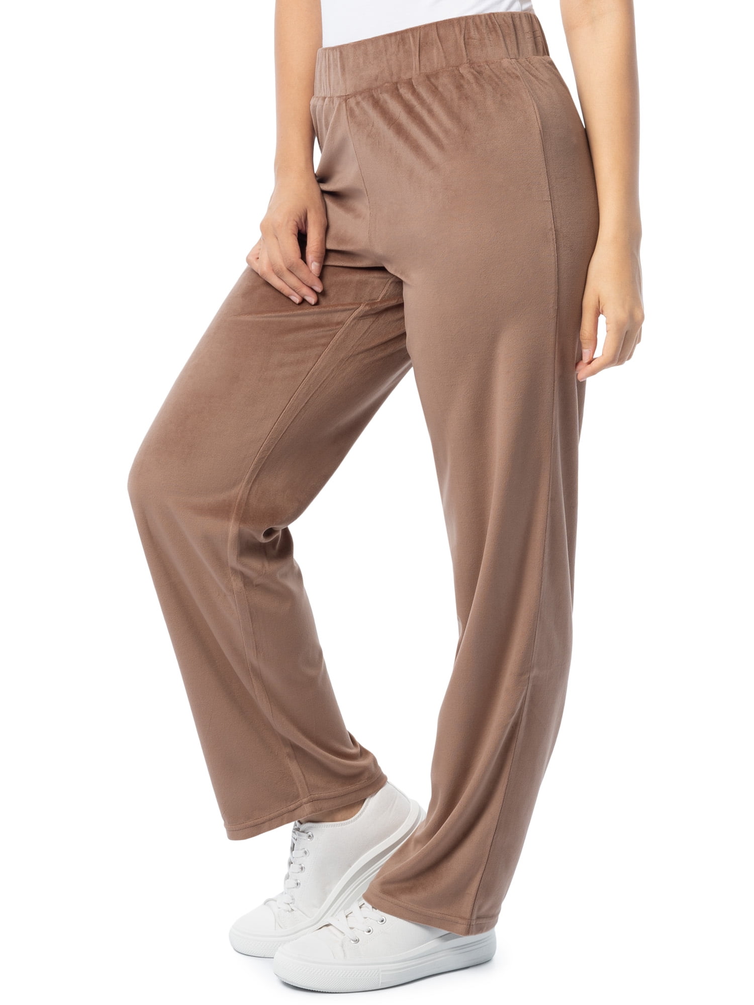 Athletic Works Women's Soft Velour Jacket and Pant Tracksuit, Size S-XXL