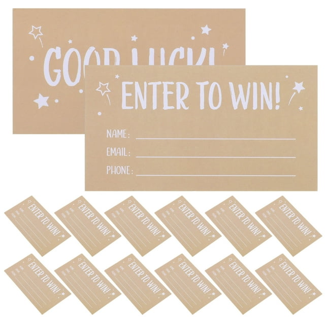 Tambour Rectangulaire Multicolore pour Tickets de Tombola 200 Pcs pour Événements d'Entreprise