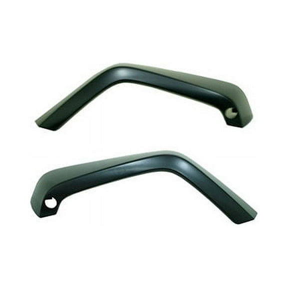 Left Driver Side Fender Flare - Compatible with 2007 - 2018 Jeep Wrangler 2008 2009 2010 2011 2012 2013 2014 2015 2016 2017