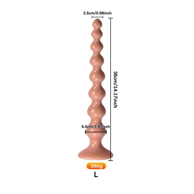 Bolas de cuentas anales largas para hombres y mujeres, tapón Anal grande, Butt Plug grande, Juguetes sexuales eróticos, dilatador Gay, masajeador de próstata, productos para adultos