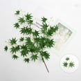 thumbnail image 4 of Artificial Maple Leaves Branches, Fake Fall Leaves Stems Maple Leaves Shrubs Autumn Leaf Bushes Faux Silk Foliage for Home Kitchen Thanksgiving Table Centerpieces Festival Decorations, 4 of 6