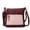 Burgundy Blush, variant on Nala Vegan Leather Women's Shoulder Bag, Trendy Crossbody Purse Handbag by Mia K - Wine Blush