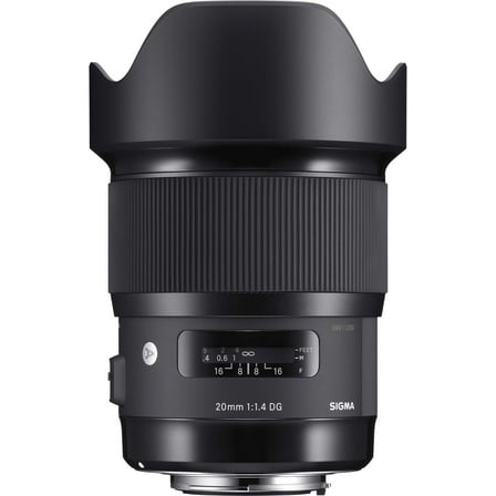 Sigma 20mm f/1.4 DG HSM Art Lens for Nikon F Mount Cameras