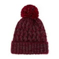 thumbnail image 6 of beishanbush Hats Women Winter Hats Thick Cable Women Hat Warm Lined Knitted Soft Cap Red, 6 of 9