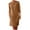 Brown, variant on 2026 Women Cotton and Linen Shirt Dress Neck Long Sleeve Casual Loose Maxi Dresses with Two Pockets Solid Button Dress Brown XXXXXL
