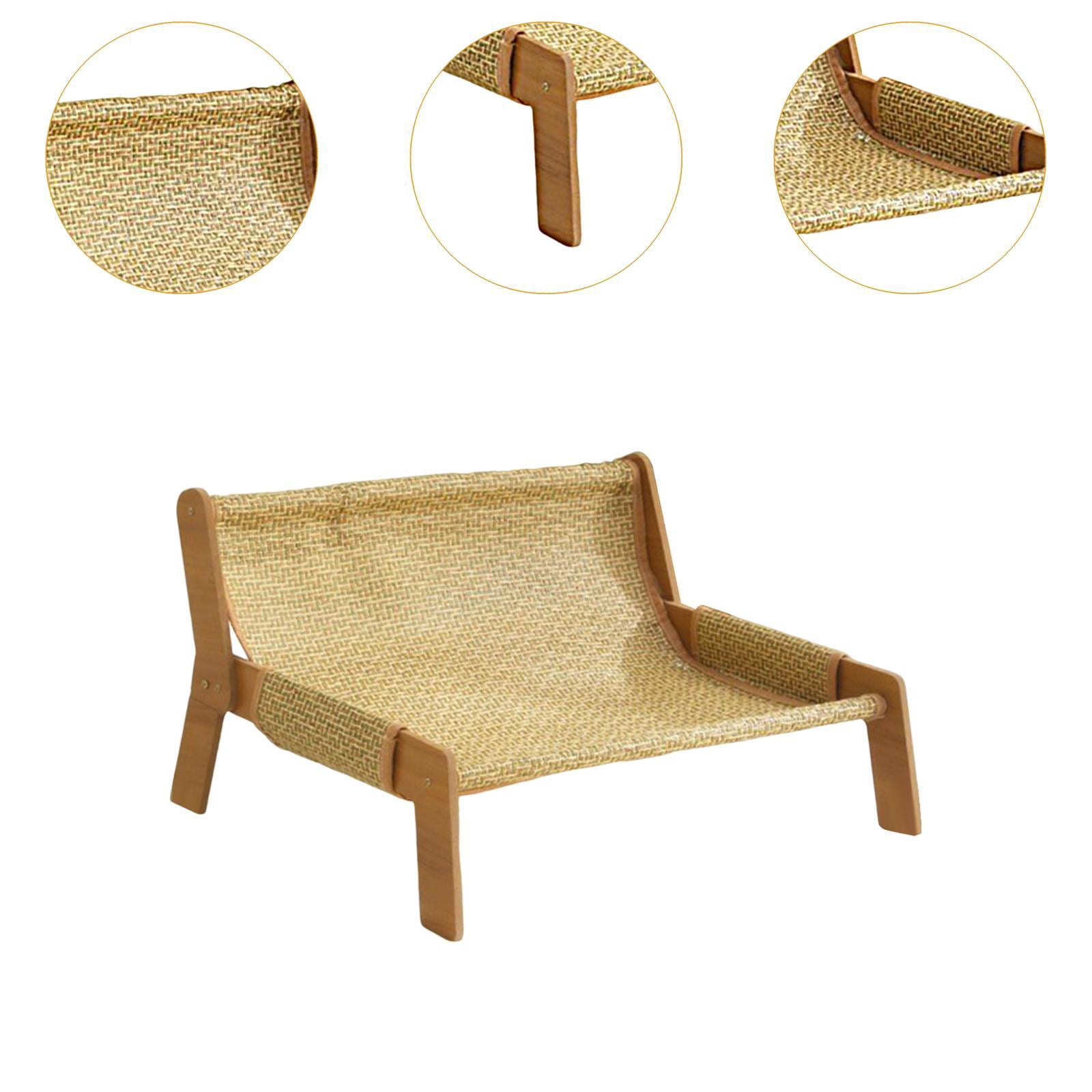 EHJRE 2-in-1 Cat Scratching Post, Lounger, Couch, Furniture Protector, Accessories for Cats to Sleep And Play, Comfortable, 52 X 44 X 29 Cm, Kitten Toy Cooling Cushion