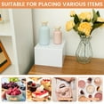 thumbnail image 5 of Acrylic Food Display Riser Boxes Cube Dessert Stand with Storage Design Fashionable Organizer Shelves for Cupcake Candy Weddings Parties, 5 of 10