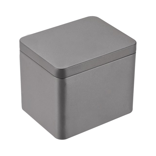 Caja de Almacenamiento Unique Bargains Metal Estaño 3uds 3.9' x 3.15' x 3.31' Rectangular Hojalata
