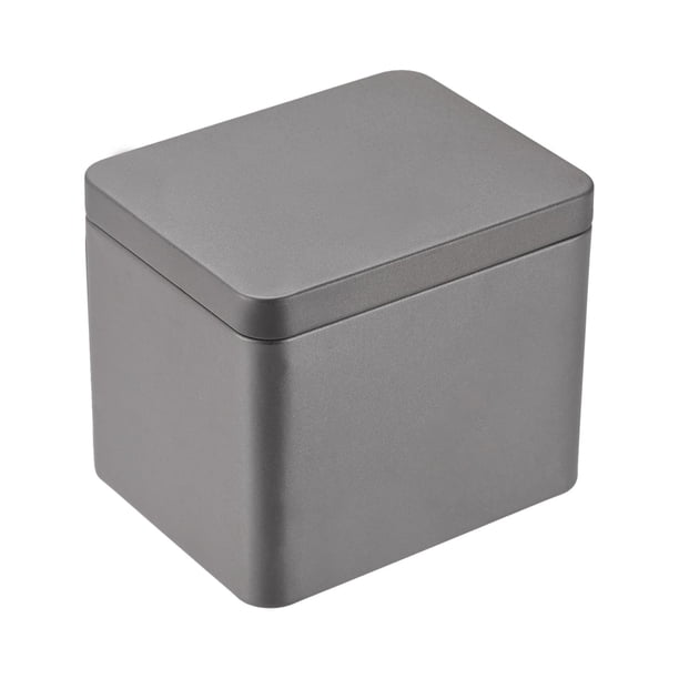 Caja de Almacenamiento Unique Bargains Metal Estaño 3uds 3.9' x 3.15' x 3.31' Rectangular Hojalata