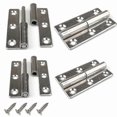 thumbnail image 1 of 4-Pack 3" Durable Steel Door Hinges for Indoor and Outdoor Use, 1 of 5