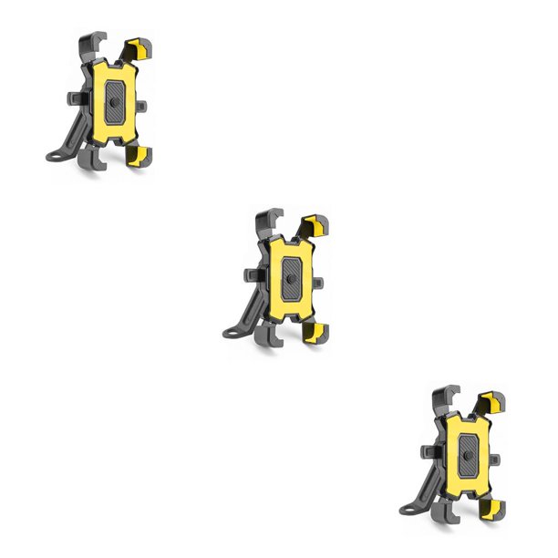 Methold Soporte para teléfono de bicicleta Soporte de bicicleta ajustable antideslizante 4.5-6.8 pulgadas Ciclismo portátil Ciclismo Carreras Soporte Type1 NO1