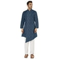 thumbnail image 5 of Atasi Indian Designer Kurta For Mens Casual Traditional Printed Ethnic Long Shirt Kurta, 5 of 7