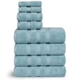 thumbnail image 4 of Vivendi Home Infinity Zero Twist 8 Piece 100pct Cotton Towel Set, 4 of 6