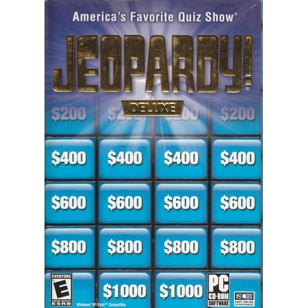 Jeopardy Deluxe PC CD - America's Favorite Quiz Show Game - Do you have what it takes to be a
