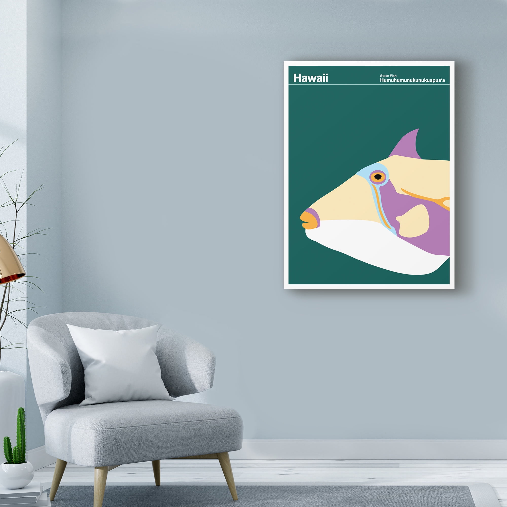 Trademark Fine Art 'Fish Hawaii' Canvas Art by Print Collection - Artist