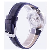 Mens Orient Automatic Day-Date Blue Leather Watch RA-AA0C05L19B