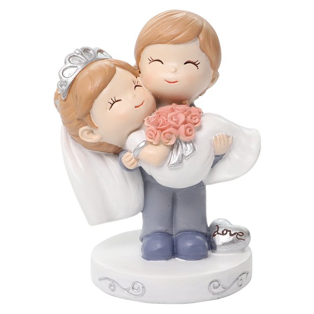 Pareja Estatuillas Miniatura Resina Parejas Torta de Sobremesa Mini Amante Escultura Ornamentos Novias Novio Escultura Torta Decoración para La Boda XianweiShao 8390615132985