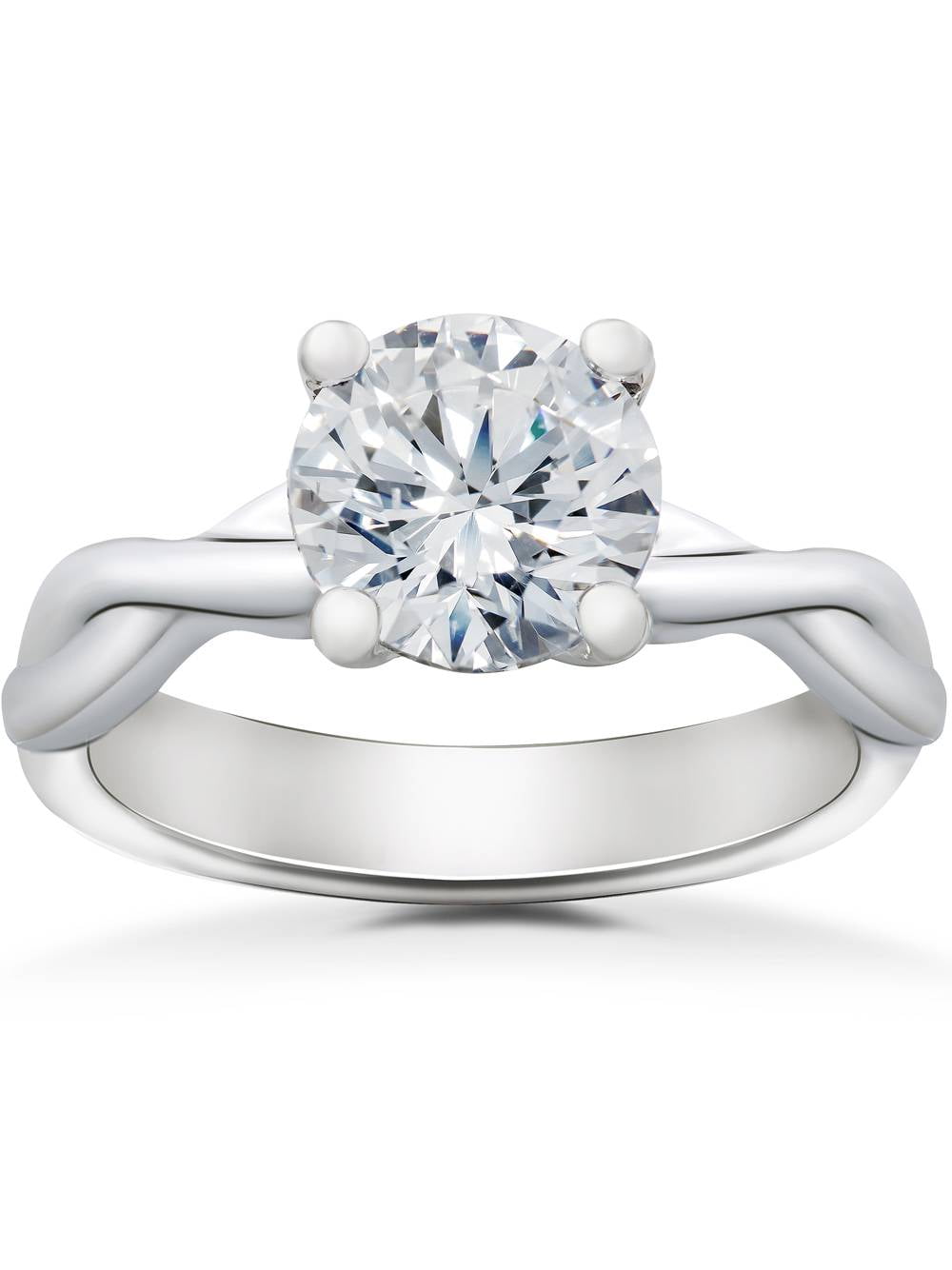 Pompeii3 Grace Twisted Vine Engagement Ring Solitaire Setting