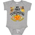 thumbnail image 3 of Inktastic My First Thanksgiving Autumn Birds, Pumpkin Boys or Girls Baby Bodysuit, 3 of 5