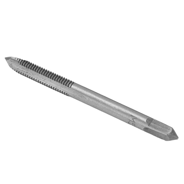 2Pcs/Set Metric Machine Tap,Yctze Hand Thread Tap High Speed Steel 3 Straight Flutes Screw Thread Tapping Tool
