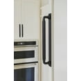 thumbnail image 2 of Amerock Ladera 12 inch (305mm) Center-to-Center Rectangle Matte Black Appliance Pull Backplate, 2 of 6