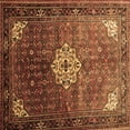 thumbnail image 1 of Ahgly Company Indoor Square Persian Brown Traditional Area Rugs, 7' Square, 1 of 4