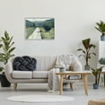 thumbnail image 2 of Stupell Industries Farmland Fields Green Blue Landscape Painting Framed Art Print Wall Art, 30x24, By Ziwei Li, 2 of 7