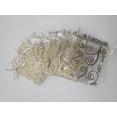 thumbnail image 3 of GFDYREE 100pcs Sheer Organza Favor Bags for Wedding Baby Shower Rattan Print Gift Bags Samples Display Drawstring Pouches (4x6, White), 3 of 7