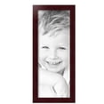 thumbnail image 2 of ArtToFrames 8" x 21" Mahogany Picture Frame, 8x21 inch Brown MDF Poster Frame (WOM-3978),  Pack, 2 of 8