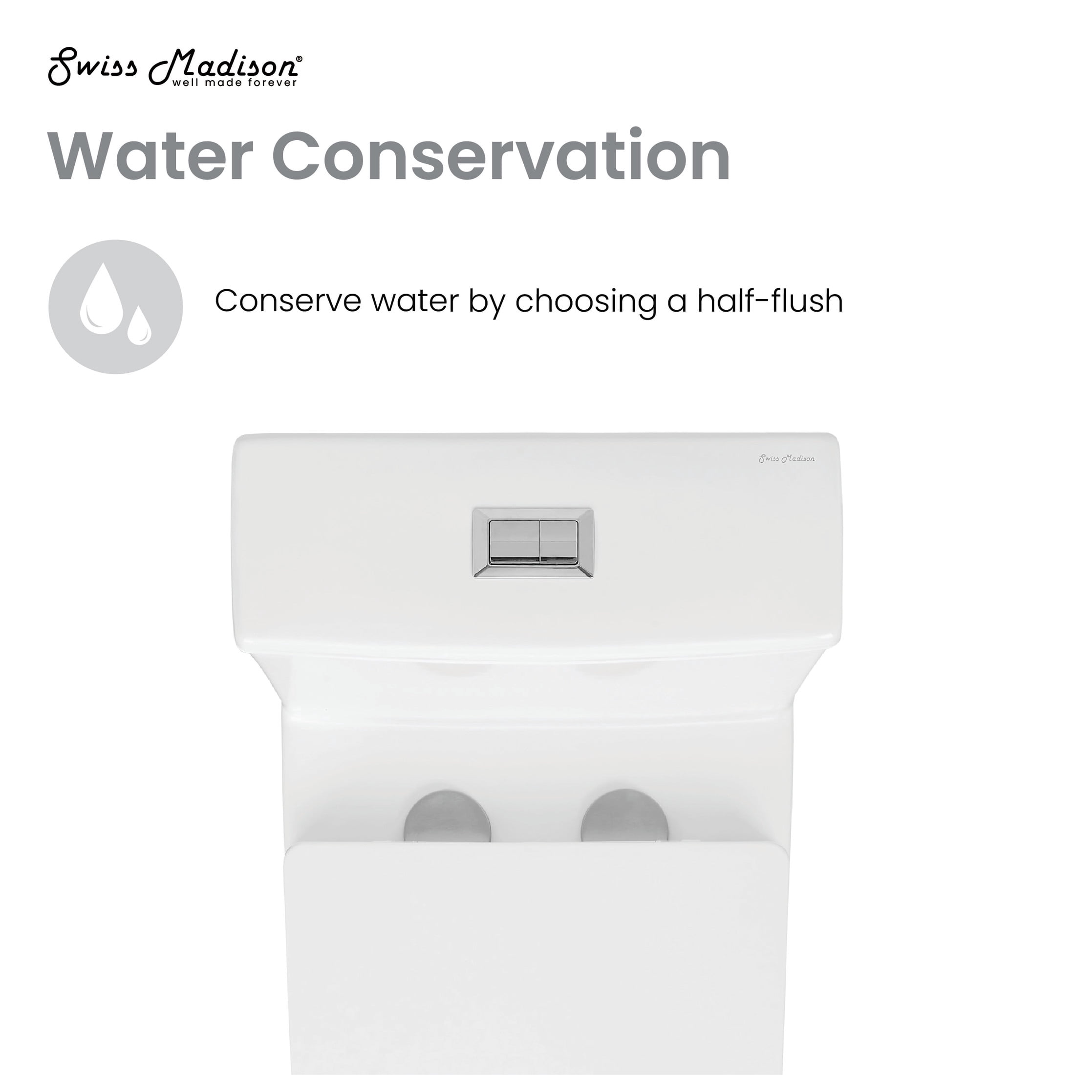 Dreux One Piece Elongated Dual Flush Toilet with 0.95/1.26 GPF