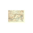 thumbnail image 2 of Historic Map - Germany Southwestern - Baedeker 1896 - Vintage Wall Art, 2 of 4
