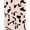 Pink Black Beige, Pattern 11, variant on ODIKA Pink Interlocking Angular Labyrinth Motif Symmetrical Contemporary for Dorm Room, Small Living Apartment, Stain Resistant Low Profile