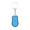 Sky Blue, variant on 1 Pack 3.8cm 3D Printed Eco-Friendly PLA Easter Bunny Fidget Keychain, Bag Charm with Sturdy Metal Split Ring