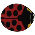 thumbnail image 1 of Fun Rugs Multi-Colored Lady Bug-Red Kids Rug, 1 of 2